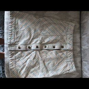 Anthropologie Skirts - Anthropologie Pilcro Striped Chino Skirt Anthropologie Skirts - Anthropologie Pilcro Striped Chino Skirt